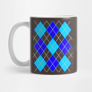 Argyle Pattern Mug